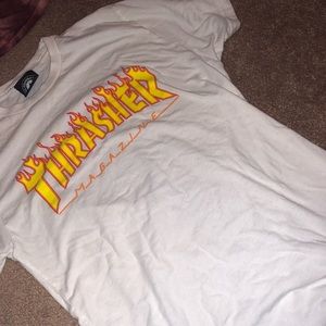White thrasher shirt